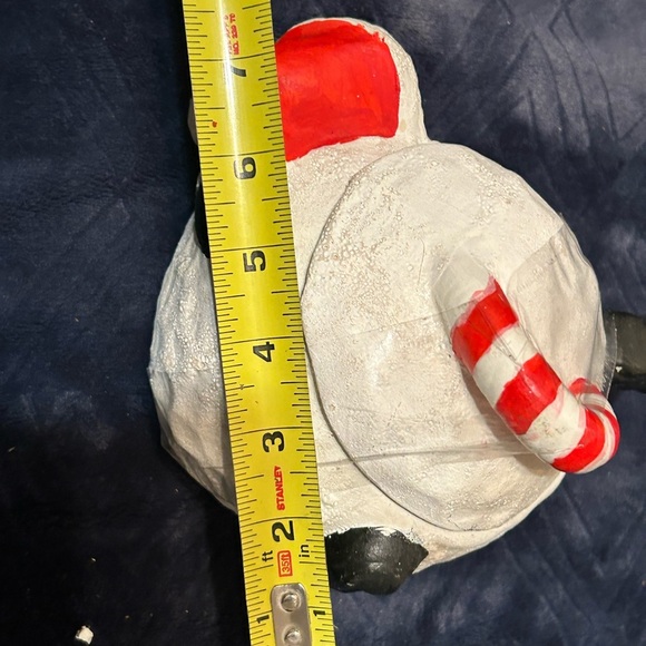 Vintage Ceramic Santa Cookie Bowl Head Sticking Out Christmas And Candy Cane - Picture 4 of 11